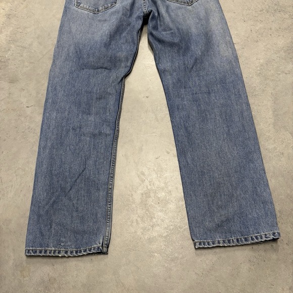 Levi's 505‎ Men Jeans 34x30 Blue Denim Straight Regular Fit Medium Wash Casual - Picture 6 of 7